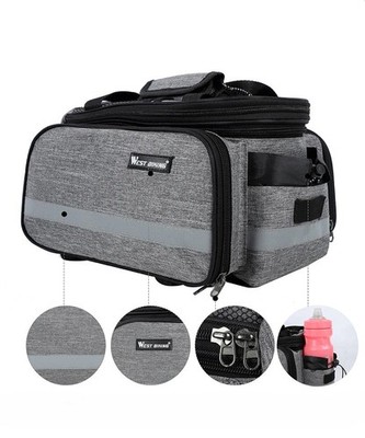 WEST BIKING Fahrradtasche Satteltasche Gepäcktasche Wasserdicht Gepäckträger