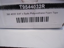 3M 4032 Double-COATED Foam Tape, 3/4 In W, 5 Yd L Polyurethane Foam,