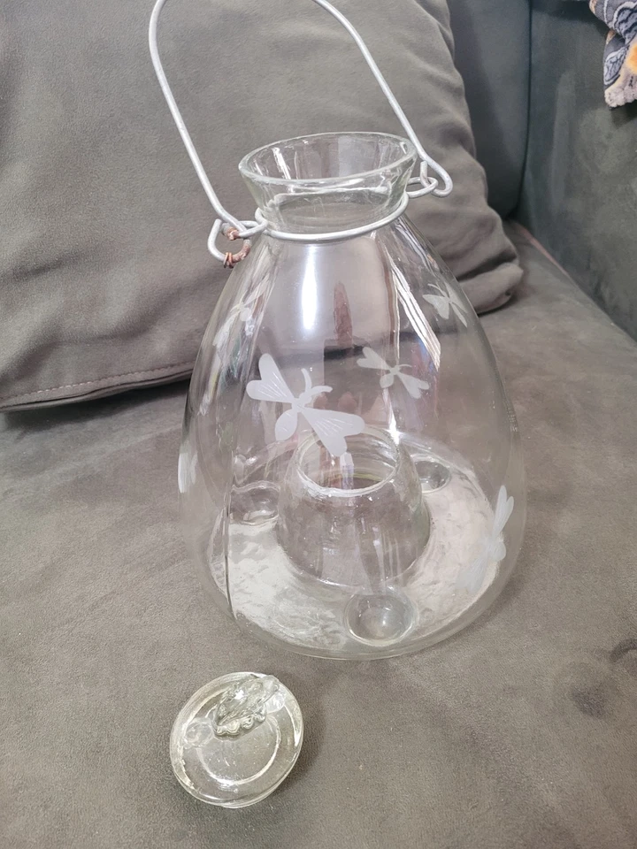 Atrapamoscas/abejas/apajas de vidrio vintage Foto 4 de 4