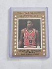 1984 USA Olympic Basketball Michael Jordan Co-Captain Gold Winning Team Card