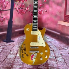 Mike Ness 1976 Deluxe electric guitar Aged Gold Relics by hands Solid Mahogany