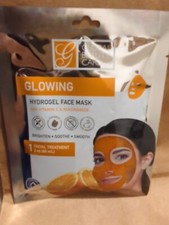 Glowing Hydrogel Face Masks Vitamin C Niacinamide Global Beauty Care