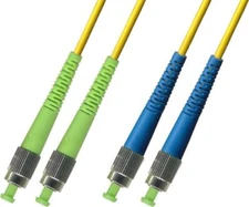 6M (19.68ft) OS2 FC/APC to FC/UPC Fiber Optic Cable Duplex Singlemode 9/125