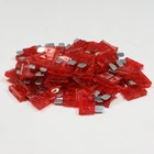 50 x 10 Amp Red Standard Blade Fuses Amps 10A Fuse Car Van Auto Marine ATO