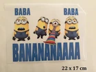 $2.5 POST! DIY Despicable Me Minion Decal Patch - Hot Iron-on Transfer