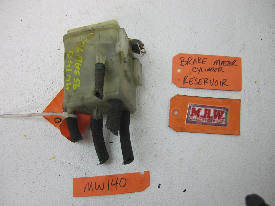 85-98 SAAB 9000 FRENO DE POTENCIA CILINDRO MAESTRO DEPÓSITO BOTELLA LÍQUIDO TAPA COCHE Foto 2 de 4