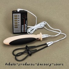 Shock Control Kit E-Stim All/Large Plug 2 Ring Men Therapy Device Sets