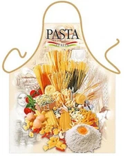 Italian Pasta Kitchen Apron, Made in Italy