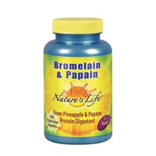 Nature’s Life Bromelain & Papain  |  From Pineapple & Papaya  |  250mg
