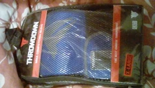 MMA gloves XL blue throwdown pro glove 100% genuine leather martial arts