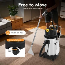 110V 40L Carpet Cleaning Machine Carpet Vacuum Cleaner Floor Cleaning Machine