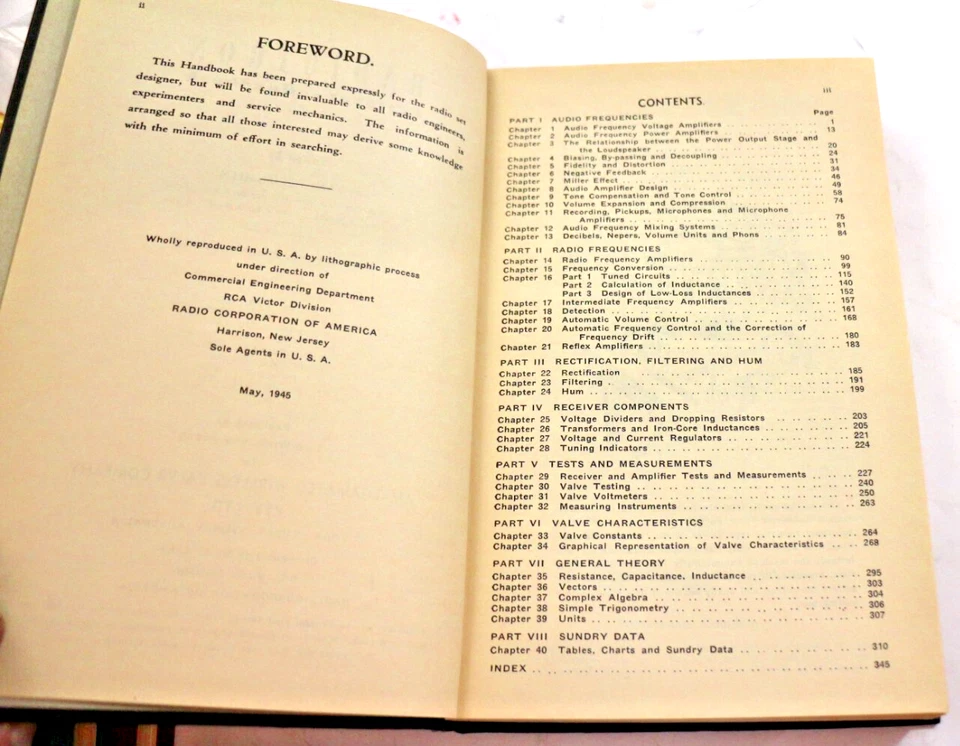 RCA Radiotron Designer's Handbook by E. Langford Smith 3rd Edition 1945 HC - Image 4 of 4