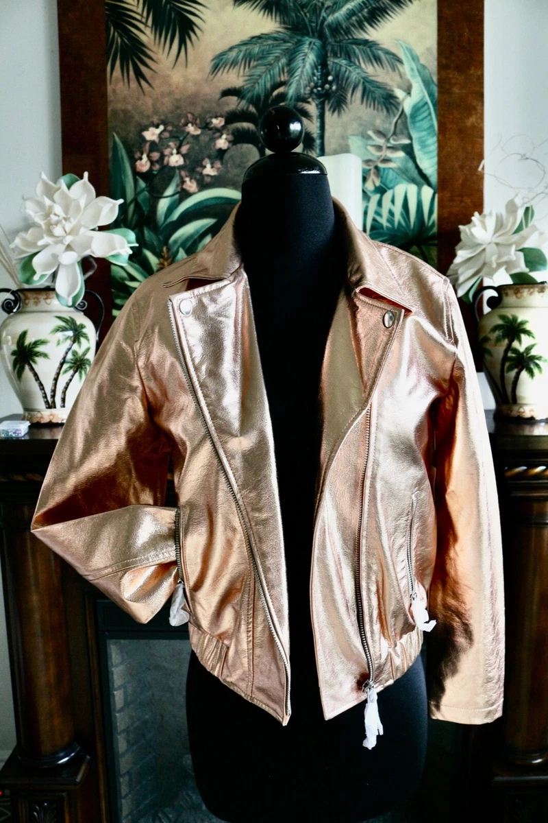 Rose gold jacket forever 21 sale