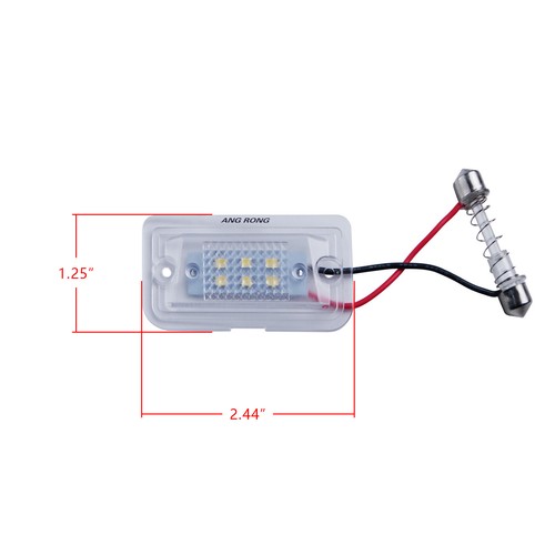 Für Mercedes-Benz SL-Klasse R230 2001-2012 Heck LED Kennzeichenbeleuchtung Paar - Bild 7 von 12