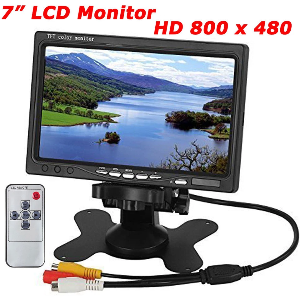 7" Rear View Camera Screen Monitor for Car Reversing Camera,Surveillance Camera - Image 2 of 4