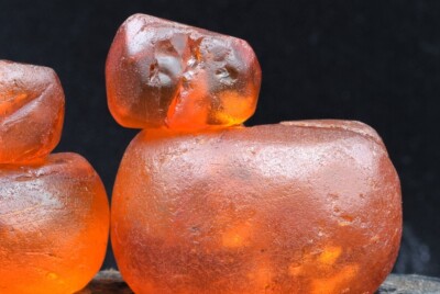 RR Antique NATURAL BALTIC AMBER FACETED COGNAC HONEY necklace bracelet Stone 琥珀色