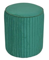 Sitzpouf Pouf Sitzhocker Samthocker Polsterhocker FußHocker Hocker SmaragdgrüN
