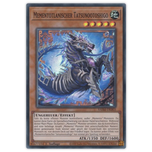 Yu-Gi-Oh! TCG Valiant Smashers VASM Einzelkarten Auswahl 1. Auflage Cards NM DE - Bild 4 von 61