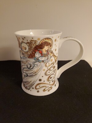 Angels By Sue Scullard Dunoon Fine Bone China Angel Mug Staffordshire England 