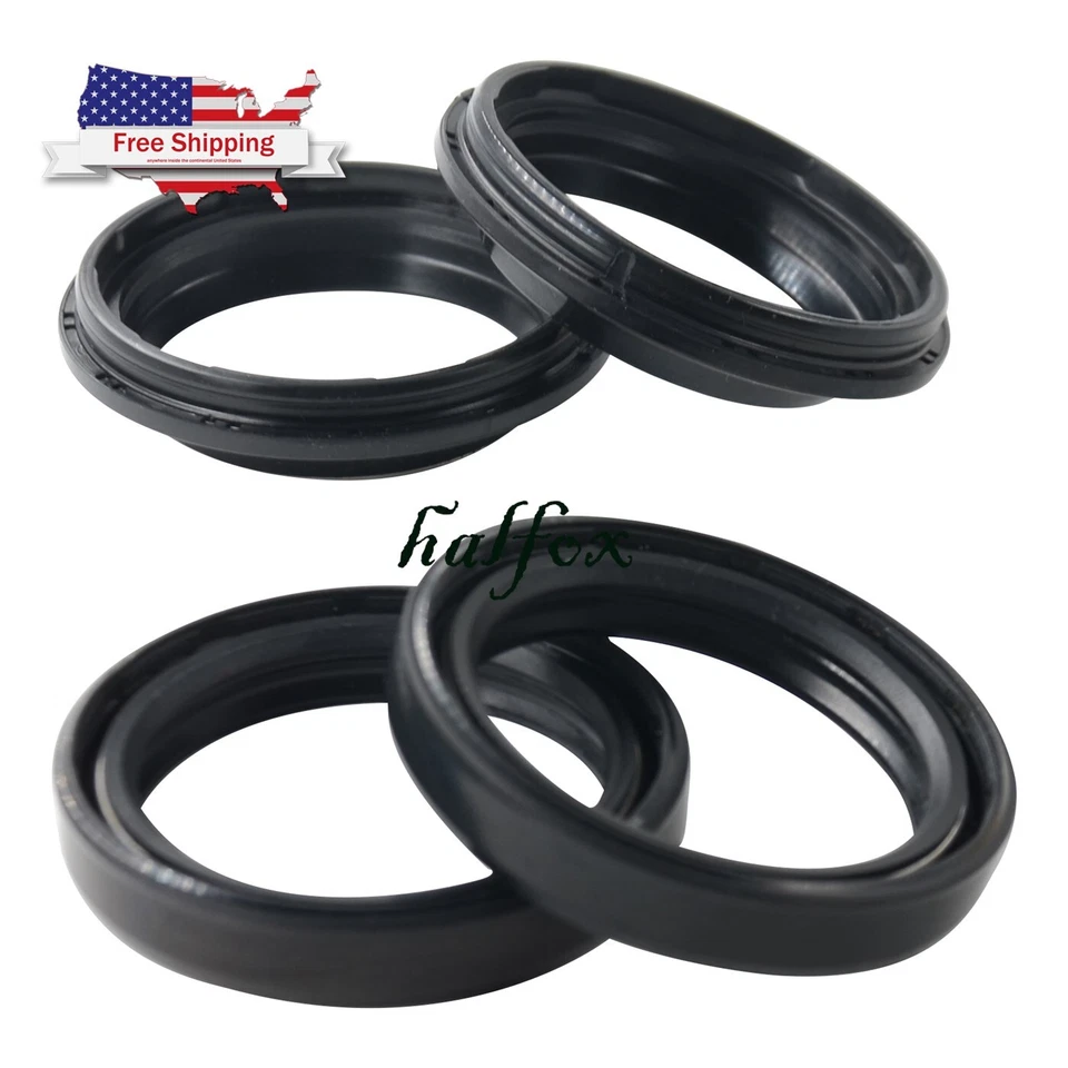 Kit de sellos de aceite antipolvo de horquilla de EE. UU. para Kawasaki Ninja ZX10R ZX14 ZX14R ZG1400 ZX7R Foto 2 de 4