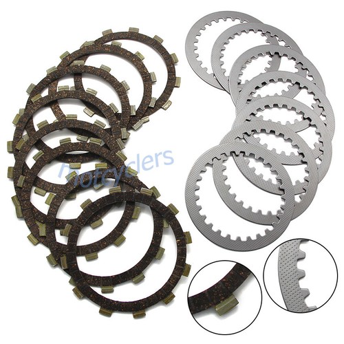 Clutch Friction Plates Kit For Yamaha XJR400 4HM XJ600N Diversion Naked 1994-02 - Picture 2 of 7