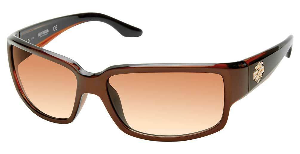 Racionalización Retirada interno Gafas de sol para mujer Harley-Davidson con joyas B&S, marco marrón y lentes  degradados 889214161178 | eBay