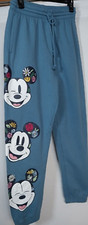 Women's Disney Mickey Mouse Graphic Jogger Pants - Blue MED NWOT