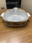 VINTAGE CORNING WARE SPICE OF LIFE 2 QT CASSEROLE BAKING DISH A-2-B PYREX LID