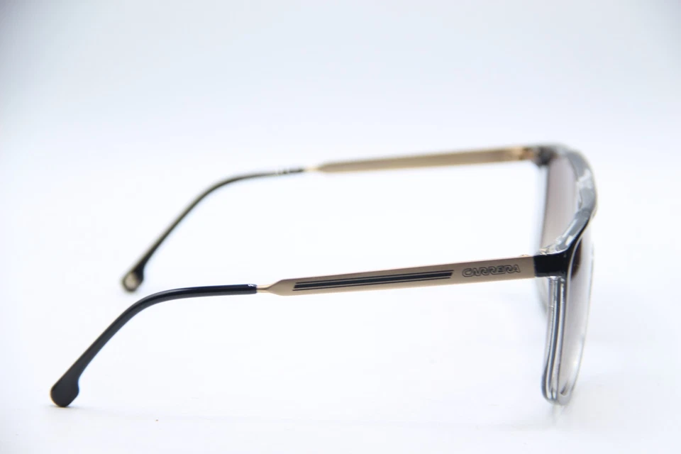 全新 Carrera 1056/S 2M2HA 透明黑色金色毕业正品太阳镜 61-11 — 第 4/4 张图片