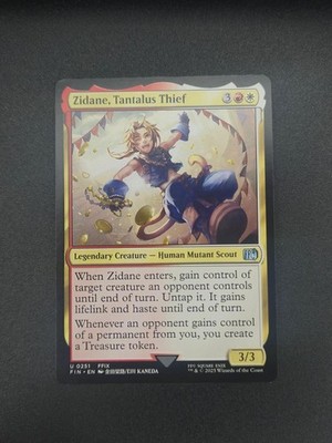 Zidane, Tantalus Dieb 251 Uncommon Final Fantasy Magic: The Gathering Near Mint