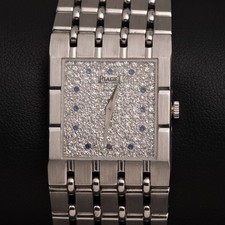 Piaget Emperador Orologio Vintage 9131 K51 Oro 18K Con Diamanti Quadrante