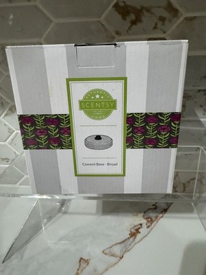 Scentsy Cement Base Narrow for Lampshade Collection Electric Wax Warmer NEW