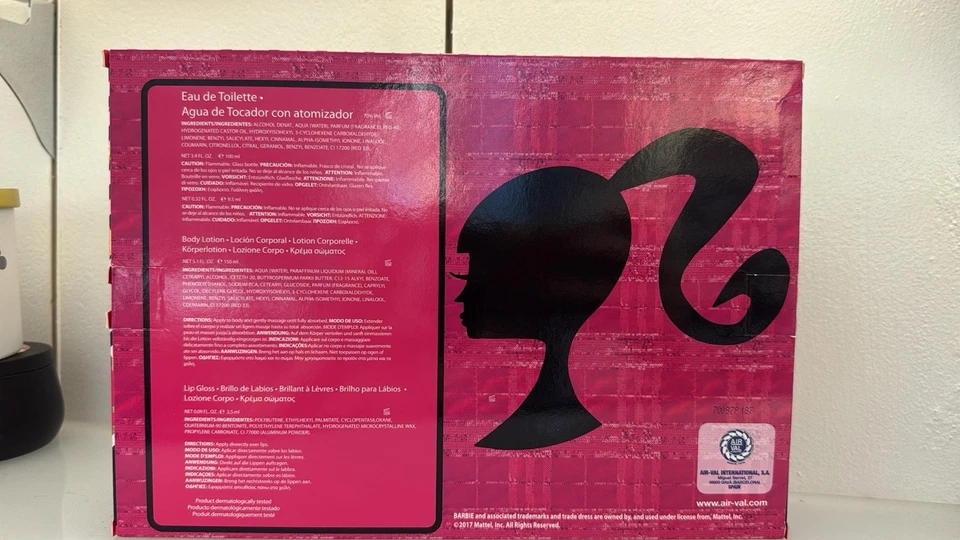 Barbie para niñas - Juego de regalo de 4 piezas 3,4 oz EDT spray, 0,32 oz EDT Foto 3 de 4