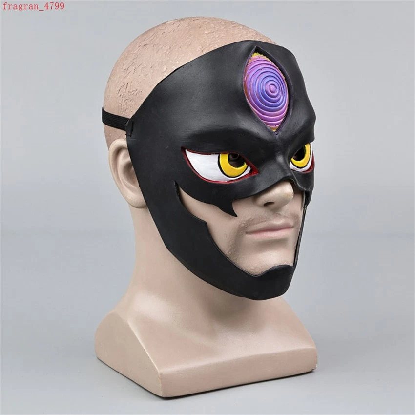 Anime Dandadan Enjoji Jin Evil Eye Mask Halloween Cosplay Props Latex Headgear - Image 4 of 4