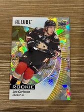 Leo Carlsson 2023-24 Upper Deck Allure Hockey Yellow Taxi RC Rookie