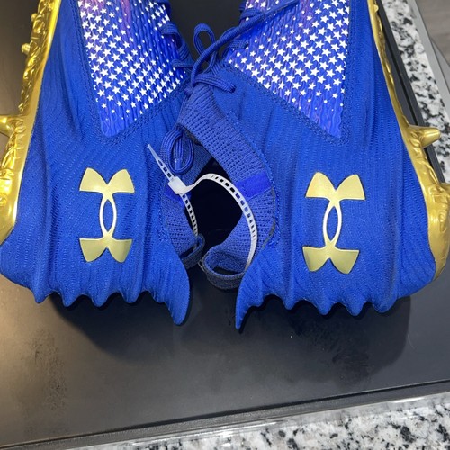 Größe 13 Under Armour UA Spotlight 4 MC USA Fußballschuhe 3027307-400 Herren - Bild 8 von 12