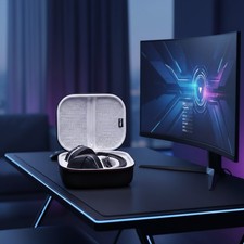 LTGEM Hard Case for Turtle Beach Stealth 600/700 Wireless Headset - Black  Gray