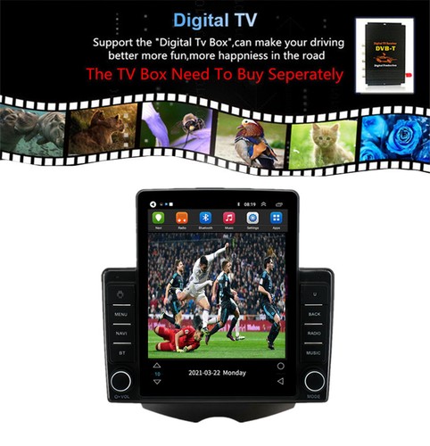 9.7'' Vertical Android 14 32GB Car Stereo Radio Navi For Hyundai Veloster 11-17 - Afbeelding 15 van 24