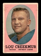 1958 Topps #81 Lou Creekmur   G/VG X3635820