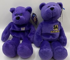 Lot Of 2- Limited Treasures 84 Randy Moss 7 R.Cunningham Bear Plush
