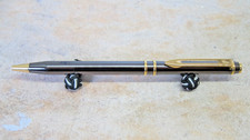 Vintage Waterman Gun Metal  GT Jet Set Ballpoint Pen Very Rare