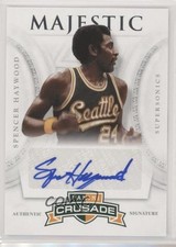 2012-13 Panini Crusade Majestic Signatures Spencer Haywood #94 Auto HOF l8x