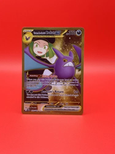 Team Rocket's Crobat ex 242/182 Sv10: Destined Rivals Holo