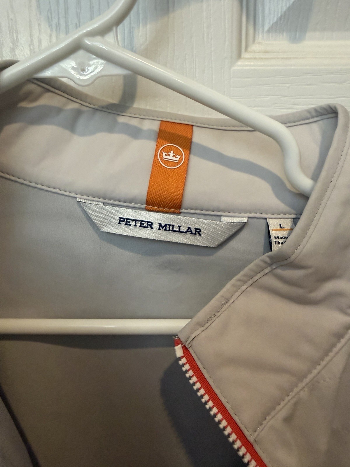 peter millar 1/4 pullover zip large - image 3