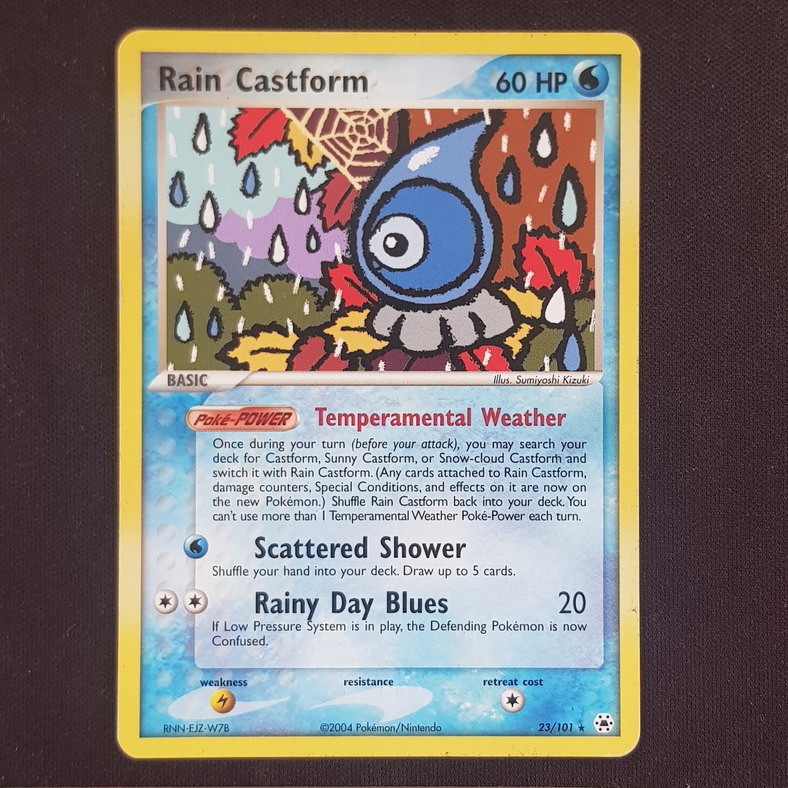 Rain Castform 23/101💎NEAR MINT💎EX Hidden Legends Pokemon Card TCG