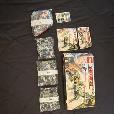 LEGO Ninjago Movie New Rare Green Ninja Mech Dragon Complete Set All Minifigs 
