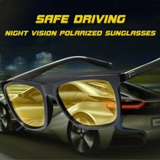Nachtfahrbrille Autofahren Sonnenbrille Herren Polarisiert Night Vision Brillen