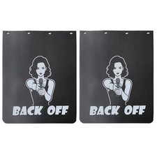 24x30universal Mud Flaps For Semitruck Tractor Trailer 15thick Polymer 2pcs