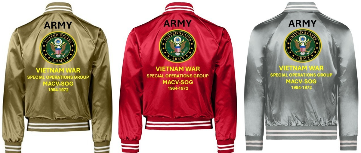ARMY*VIETNAM* MACV SOG SPECIAL OPERATIONS *SATIN JACKET*ARMY