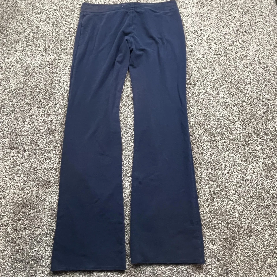 Calça de moletom feminina y2k Aeropostale cintura baixa perna larga ioga cordão - Imagem 2 de 4